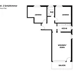 Helle 2 Schlafzimmer In - Grosszuegig, Zentral Und Ruhig Gelegen Apartmán