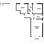 Helle 2 Schlafzimmer In - Grosszuegig, Zentral Und Ruhig Gelegen Apartmán *