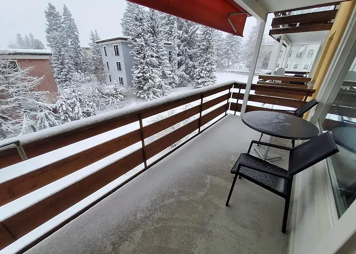 Apartamento Helle 2 Schlafzimmer In - Grosszügig, Zentral Und Ruhig Gelegen Davos