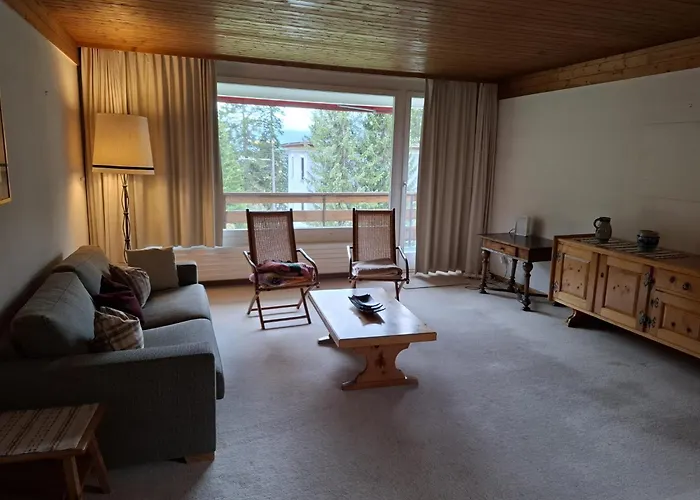 Helle 2 Schlafzimmer In - Grosszügig, Zentral Und Ruhig Gelegen * Davos
